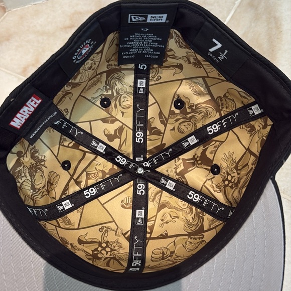 Seattle Mariners New Era Marvel Infinity Stones Cap 59Fifty Fitted RARE Size 7.5 - Picture 6 of 8